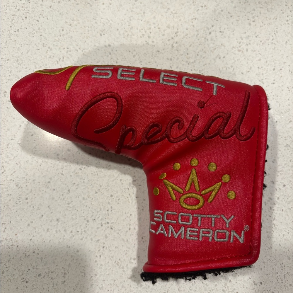 Scotty Cameron Red and Yellow Putter Headcover